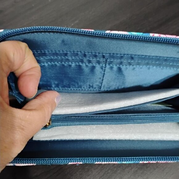 Simply Southern Ladies Floral Pink Wristlet Wallet   NWT - Picture 6 of 10